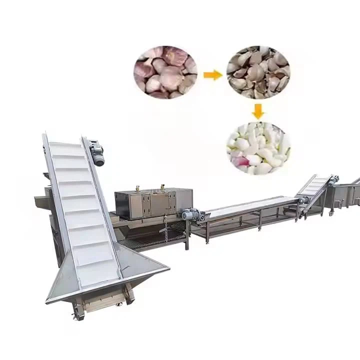 Direct Factory Supply China Manufacturer's Industrial Whole Garlic Peeling Making Machine Automatic Production Line Electric Garlic Peeler